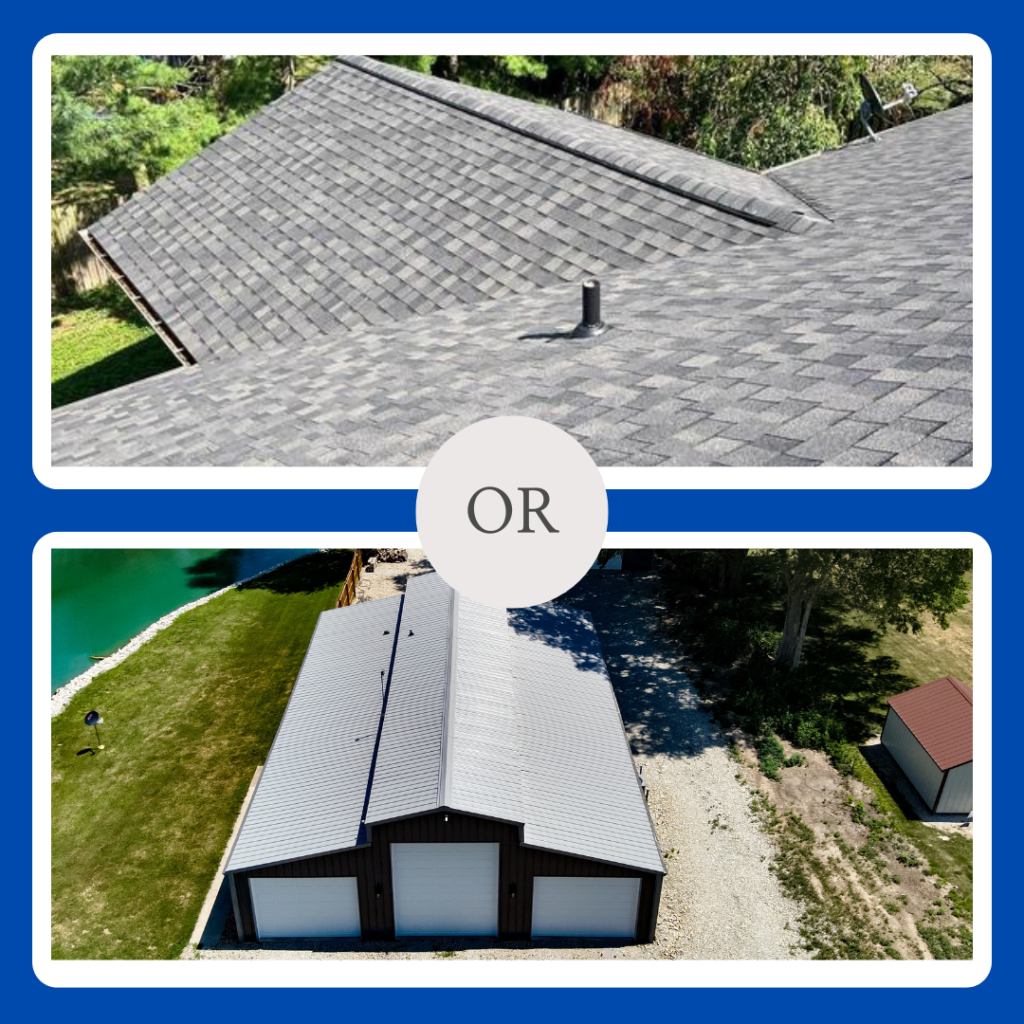 Metal Roof vs Asphalt shingle roofs