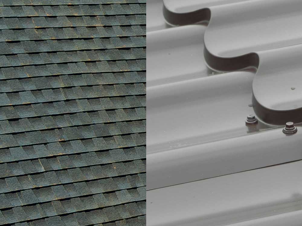 Metal Vs. Asphalt Shingle roof