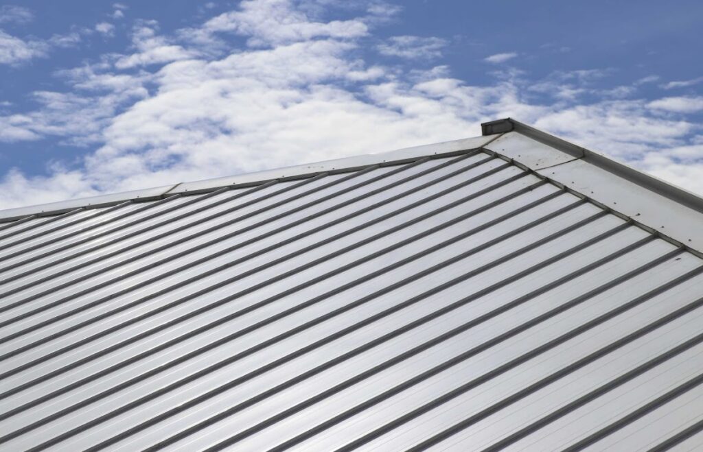 commercial metal roof installation