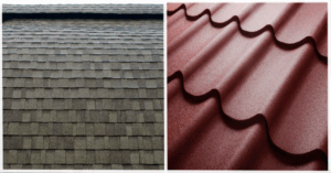 asphalt shingle vs metal roofing in Illinois
