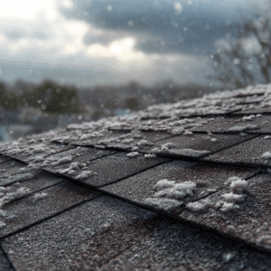 hail storm damage shingle roof