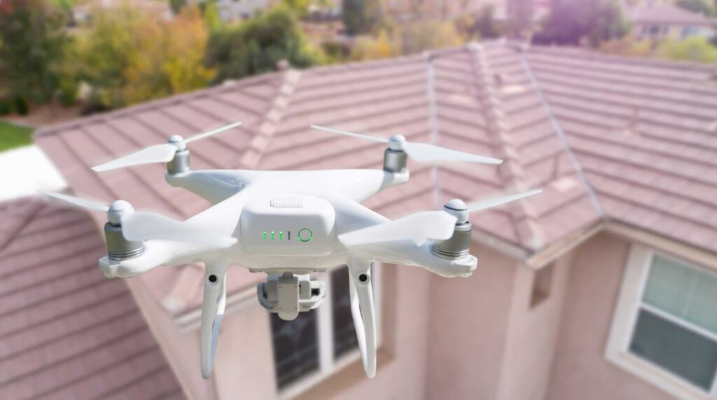 free drone roof estimate