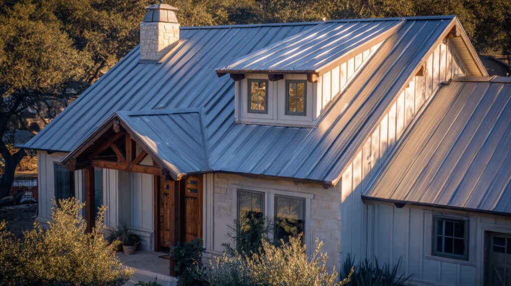 standing seam metal roof in Midwest
